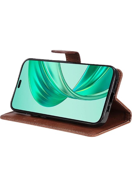 Kart Yuvası ile Onur X8B Için Flip Case Yüksek Kalite Deri Klasik Katı (Yurt Dışından) fırsatları