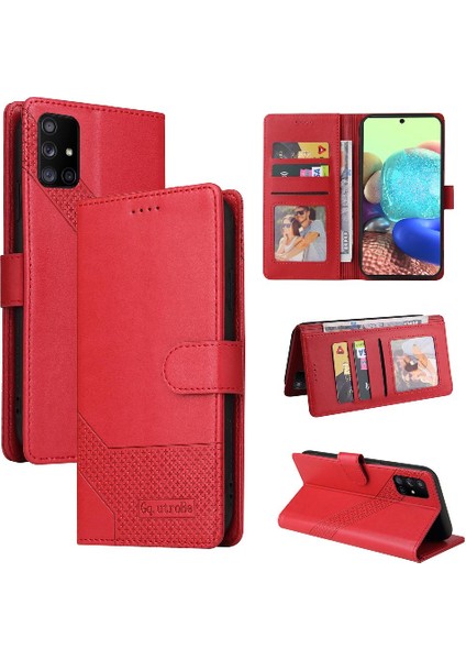 Samsung Galaxy A71 4 Köşe Koruma Üç Kart Yuvaları Için Flip Case (Yurt Dışından) indirimleri