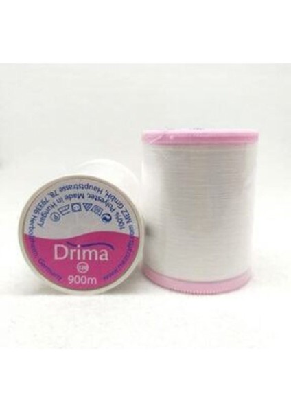 Dikiş Ipliği 900 Metre Beyaz Makara Düğme Dikme Onarma Ipi