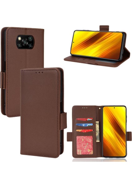Xiaomi Poco X3/x3 Pro/x3 Nfc Cüzdan Yan Toka Kart Yuvaları Tutucu (Yurt Dışından)