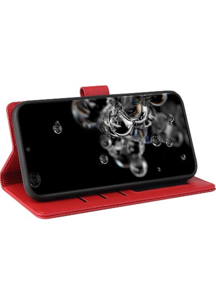 Samsung Galaxy S20 Ultra Premium Deri Üç Kart Yuvaları Için Flip Case (Yurt Dışından) indirimleri