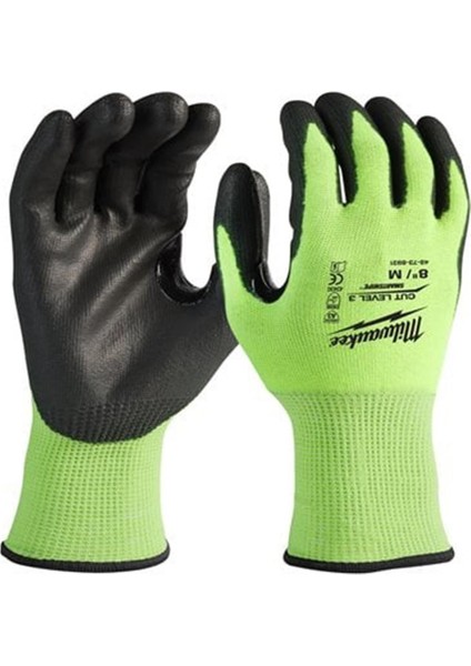 Yük Görünürlüklü 3. Der Kes Korumalı Eldiven 8/m 144'lü T4932479020
