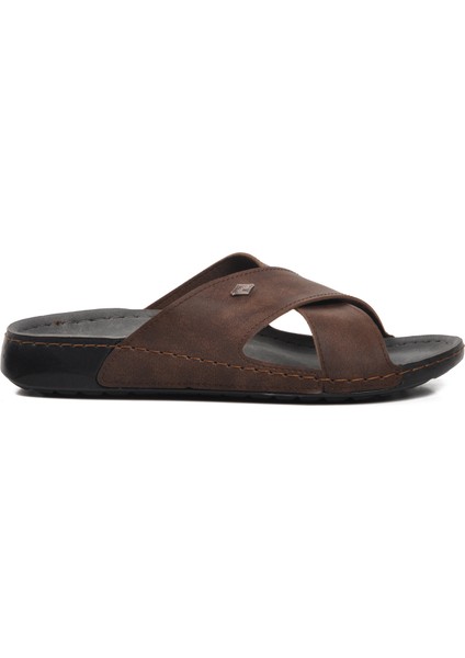 80-959 Kahve Erkek Terlik