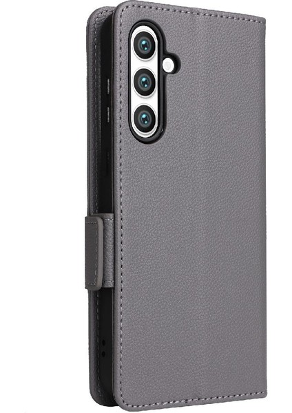 Samsung Galaxy S23 Fe Manyetik Kart Yuvaları Tutucu Pu Deri Yan (Yurt Dışından) modelleri
