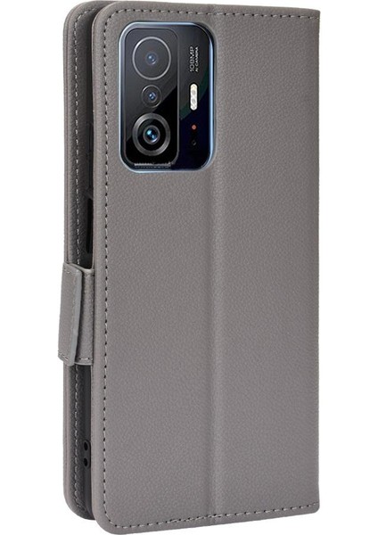 Xiaomi 11T/11T Pro Manyetik Cüzdan Yan Toka Kart Yuvaları Tutucu (Yurt Dışından) modelleri