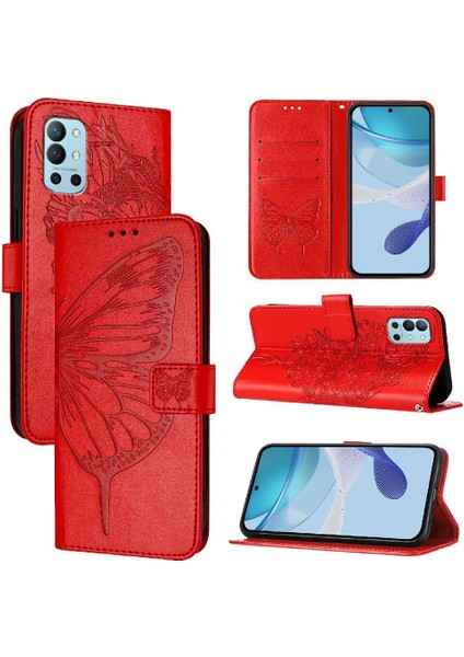 Oneplus 8t Premium Deri Kapak Çevirin Manyetik Kabartma Kelebek (Yurt Dışından) indirimleri