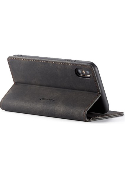 Iphone Xs Max Flip Folio Kitap Kılıf Için Flip Case Kart Yuvası Kickstand Pu (Yurt Dışından) fiyatları