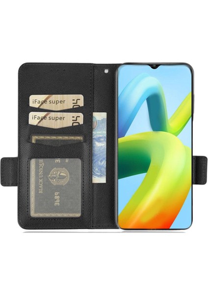 Xiaomi Redmi A1 Artı Manyetik Yan Toka Cüzdan Pu Deri Kart (Yurt Dışından)