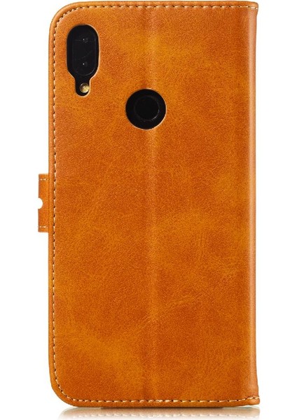Cüzdan Kılıf Için Xiaomi Redmi Not 7/7 Pro/7s Manyetik Kapatma Tüm Yuvarlak (Yurt Dışından)