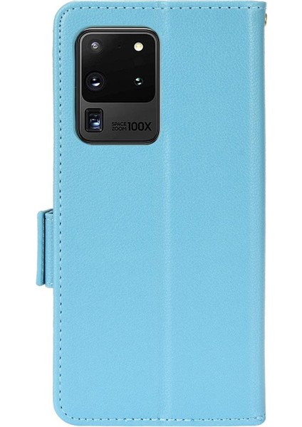 Samsung Galaxy S20 Ultra Yan Toka Cüzdan Manyetik Kart Yuvaları Için Kılıf (Yurt Dışından) indirimleri