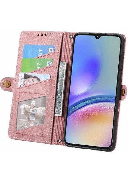 Samsung Galaxy A05S 4g Için Flip Case Deri Kılıf Kapak Darbeye (Yurt Dışından)