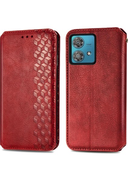 Motorola Moto G84 5g Deri Kılıf Kapak Çevirin Cüzdan Fonksiyonu (Yurt Dışından)