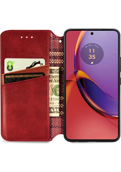 Motorola Moto G84 5g Deri Kılıf Kapak Çevirin Cüzdan Fonksiyonu (Yurt Dışından) modelleri
