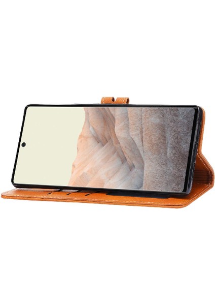 Google Piksel 7 Pro Kickstand Kabartmalı Kart Tutucu Kapatma Için Cüzdan Durumda (Yurt Dışından)