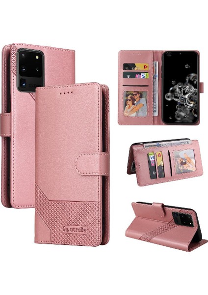 Samsung Galaxy S20 Ultra Premium Deri Üç Kart Yuvaları Için Flip Case (Yurt Dışından) fiyatları