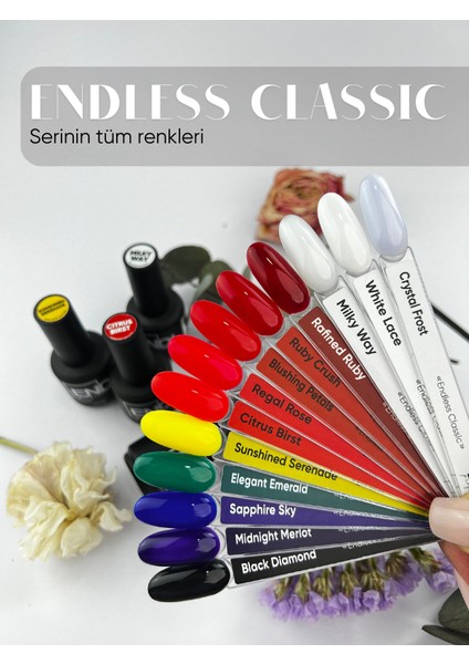 Kalıcı Oje Endless Classic Serisi 15 ml Ruby Crush