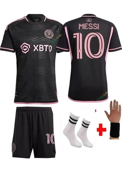 Inter Miami Messi Siyah Pembe Özel Tasarım Yeni Sezon 4'lü Set FSR789