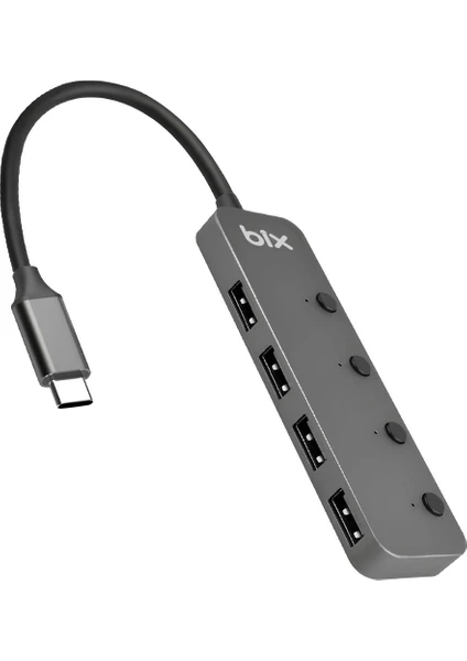 BX20HB Type-C to 4 Port USB 3.2 Hub Çoklayıcı