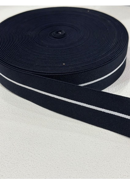 4 cm Çizgili Lastik Siyah 5 Metre fiyatları