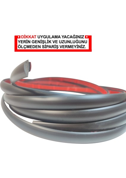 Mat Siyah Nikelaj 11MM Genişlik 3 Metre Uzunluk fırsatları