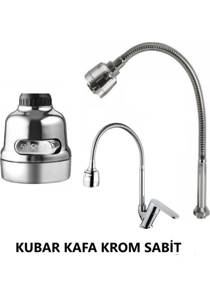 Kafa Sabit Baş Krom