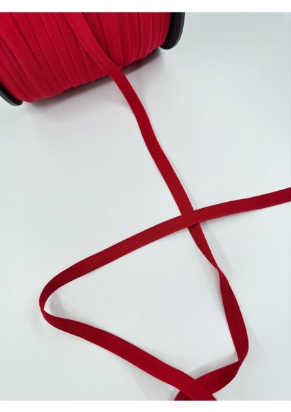 1 cm iç çamaşır lastik-5 metre-kırmızı