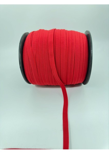 1 cm iç çamaşır lastik-5 metre-kırmızı