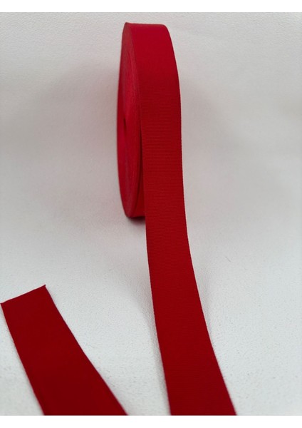 3 cm Grogren Şerit-5 Metre-Kırmızı