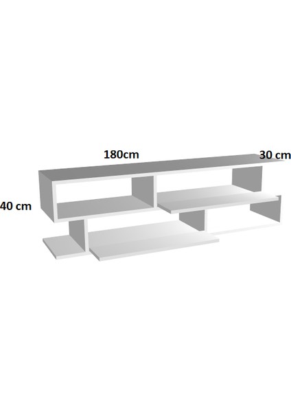 Modern 2 Tv ÜNITESI, Mdf,tv Sehpa