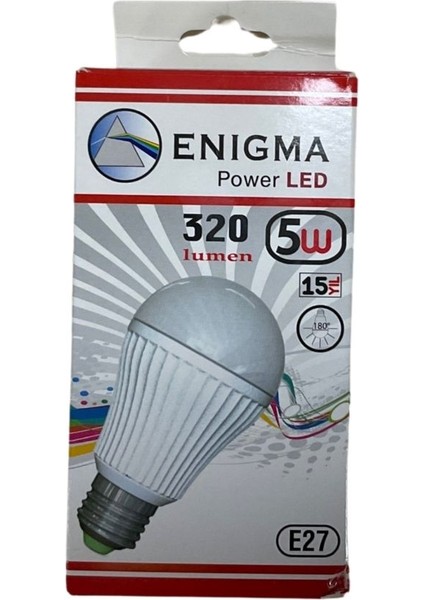 Inci LED Ampul E27 5W 4000K IP20 450LM