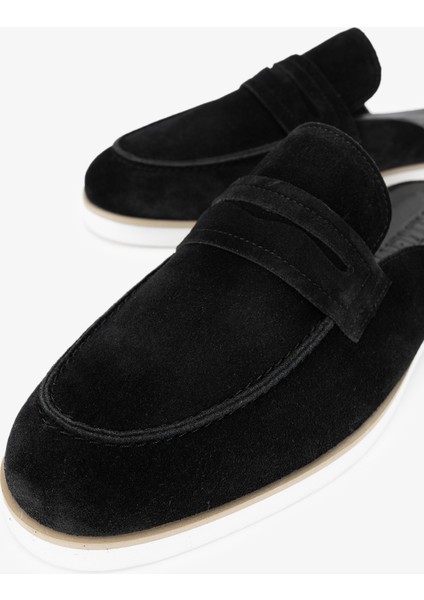 Abriana Erkek Siyah Süet Deri Düz Terlik 537 3415 Erk Trlk Y24 fiyatları