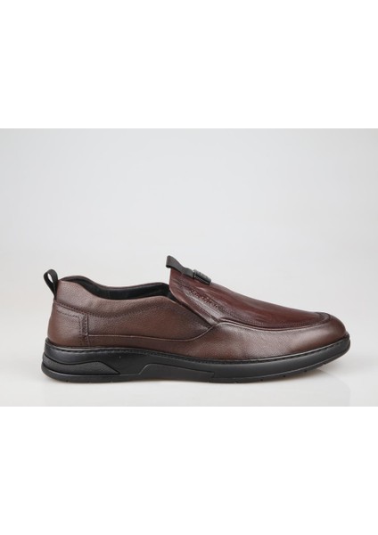 19096 Deri Kahve Erkek Günlük Ayakkabı