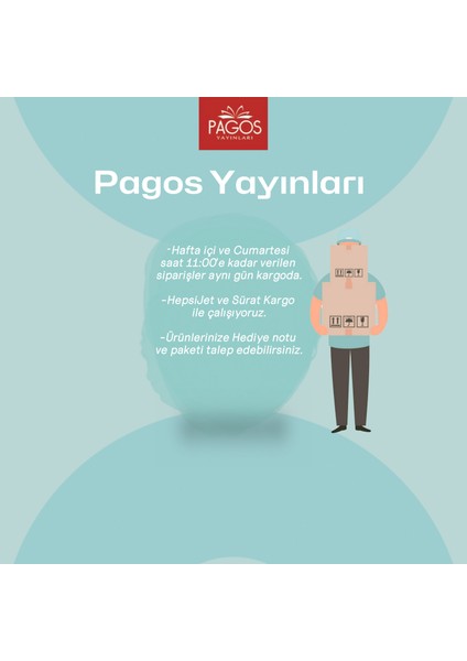 Pagos Yayınları Mini Defter A7 50 Yaprak Karton Kapak 70 gr Konsept Defter