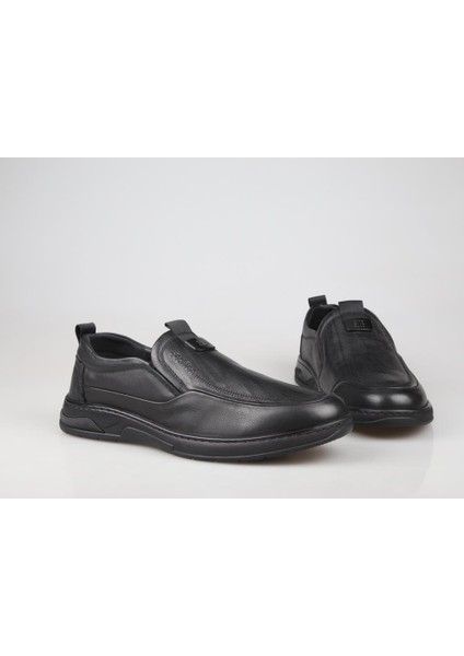 19096 Deri Siyah Erkek Günlük Ayakkabı fırsatları