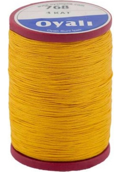 Oyalı 4 Kat Suni Ipek Renk:768 Iğne Oyası Ipi-Nakış Ipi