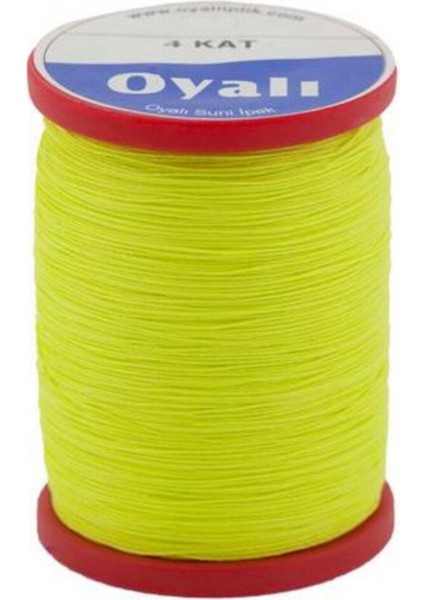 Oyalı 4 Kat Suni Ipek Renk:1200 Iğne Oyası Ipi-Nakış Ipi