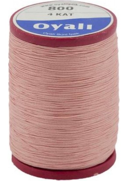 Oyalı 4 Kat Suni Ipek Renk:800 Iğne Oyası Ipi-Nakış Ipi