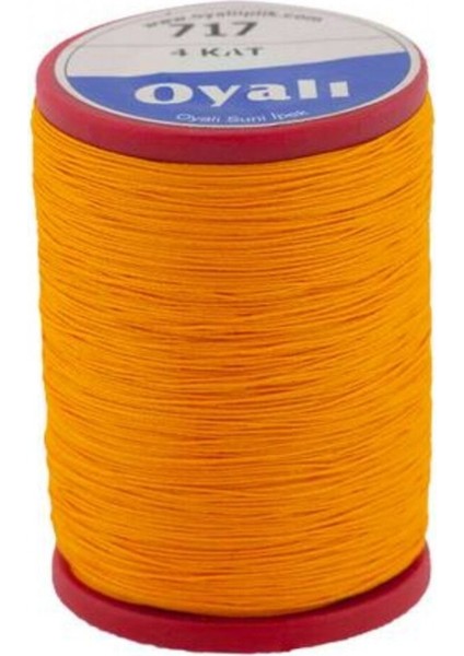 Oyalı 4 Kat Suni Ipek Renk:717 Iğne Oyası Ipi-Nakış Ipi