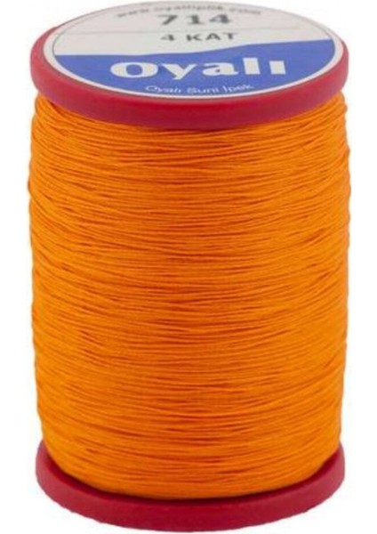 Oyalı 4 Kat Suni Ipek Renk:714 Iğne Oyası Ipi-Nakış Ipi