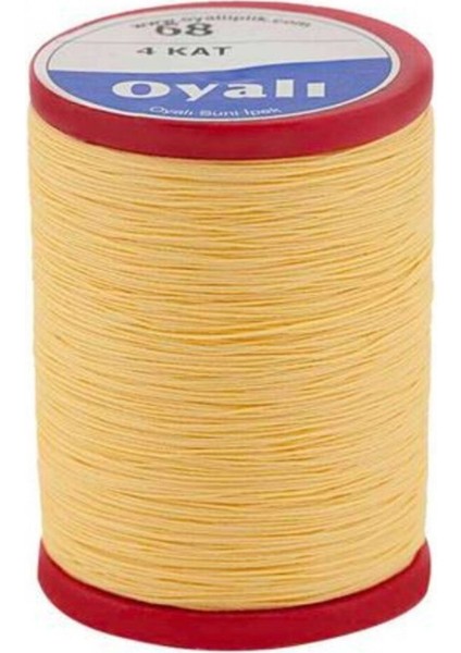 Oyalı 4 Kat Suni Ipek Renk:68 Iğne Oyası Ipi-Nakış Ipi