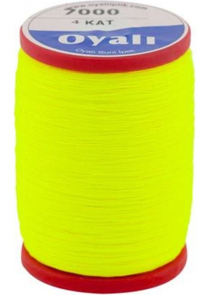 Oyalı 4 Kat Suni Ipek Renk:7000 Iğne Oyası Ipi-Nakış Ipi