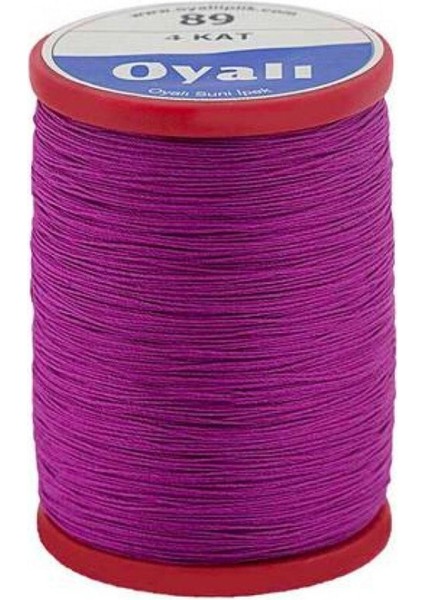 Oyalı 4 Kat Suni Ipek Renk:89 Iğne Oyası Ipi-Nakış Ipi