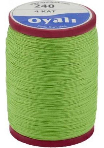 Oyalı 4 Kat Suni Ipek Renk:240 Iğne Oyası Ipi-Nakış Ipi
