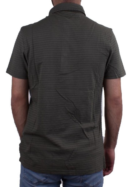 2214 Haki Polo Yaka Erkek T-Shirt fırsatları