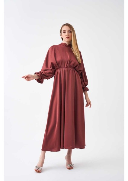 Beli Lastikli Abiye Elbise Gül Kurusu fırsatları