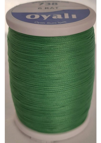 Oyalı 6 Kat Suni Ipek Renk No:738 Kanaviçe Etamin El Nakış Işleme Ipi