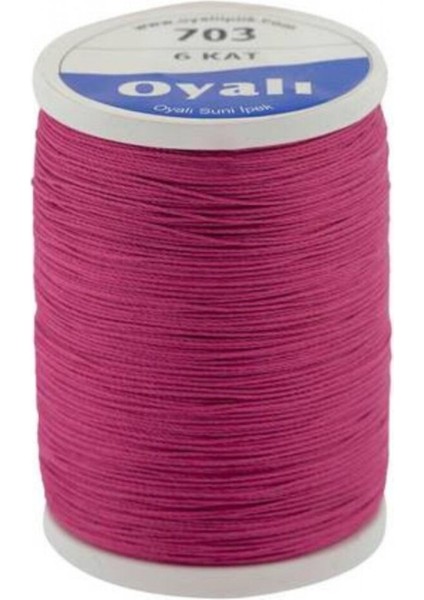 Oyalı 6 Kat Suni Ipek Renk:703 Kanaviçe Etamin El Nakış Işleme Ipi