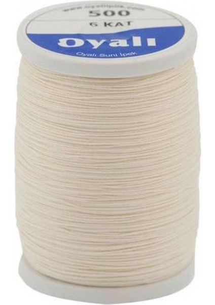 Oyalı 6 Kat Suni Ipek Renk:500 Kanaviçe Etamin El Nakış Işleme Ipi