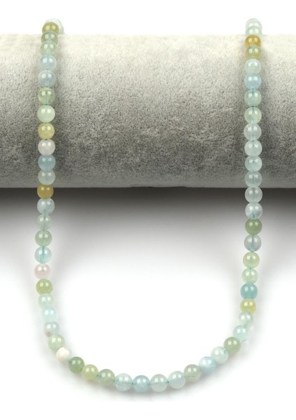 Akuamarin Doğal Taş Dizi 6 mm Küre Kesim fiyatları