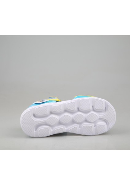 100 Işıklı Turkuaz Çocuk Sandalet modelleri